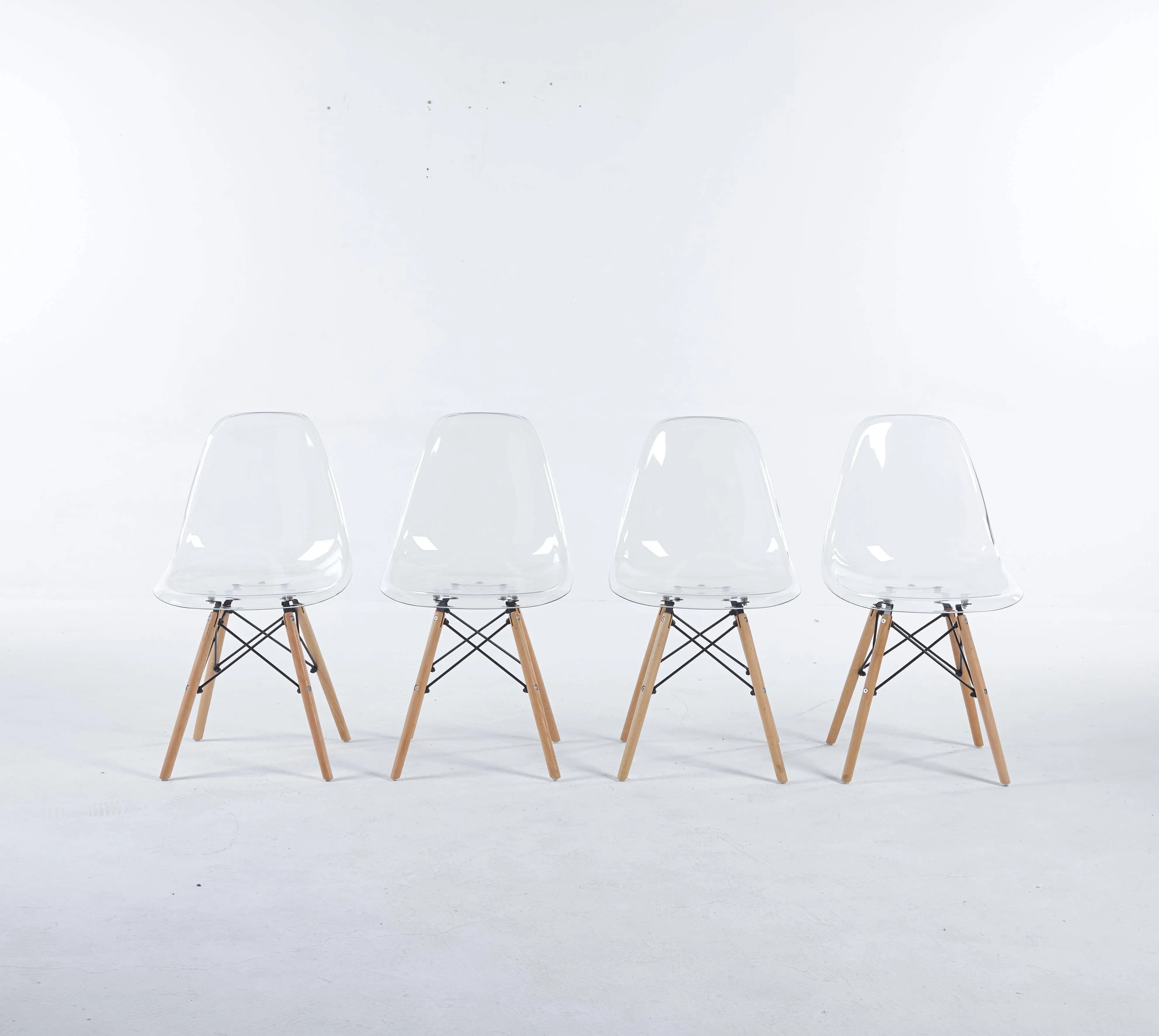 Eames Style Chair CR-PP623 - Versatile 4-in-1 Design for Modern Home