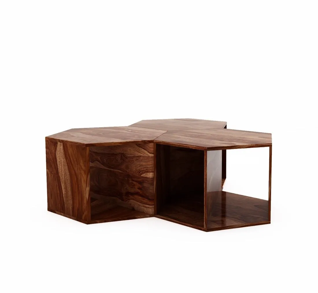 Ela Solid Wood Coffee Table | Centre Table | For Living Room.