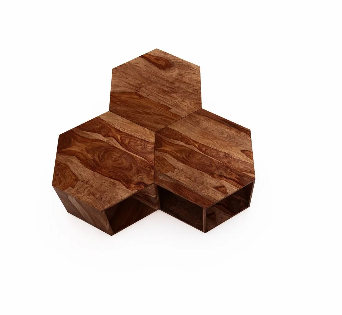 Ela Solid Wood Coffee Table | Centre Table | For Living Room.