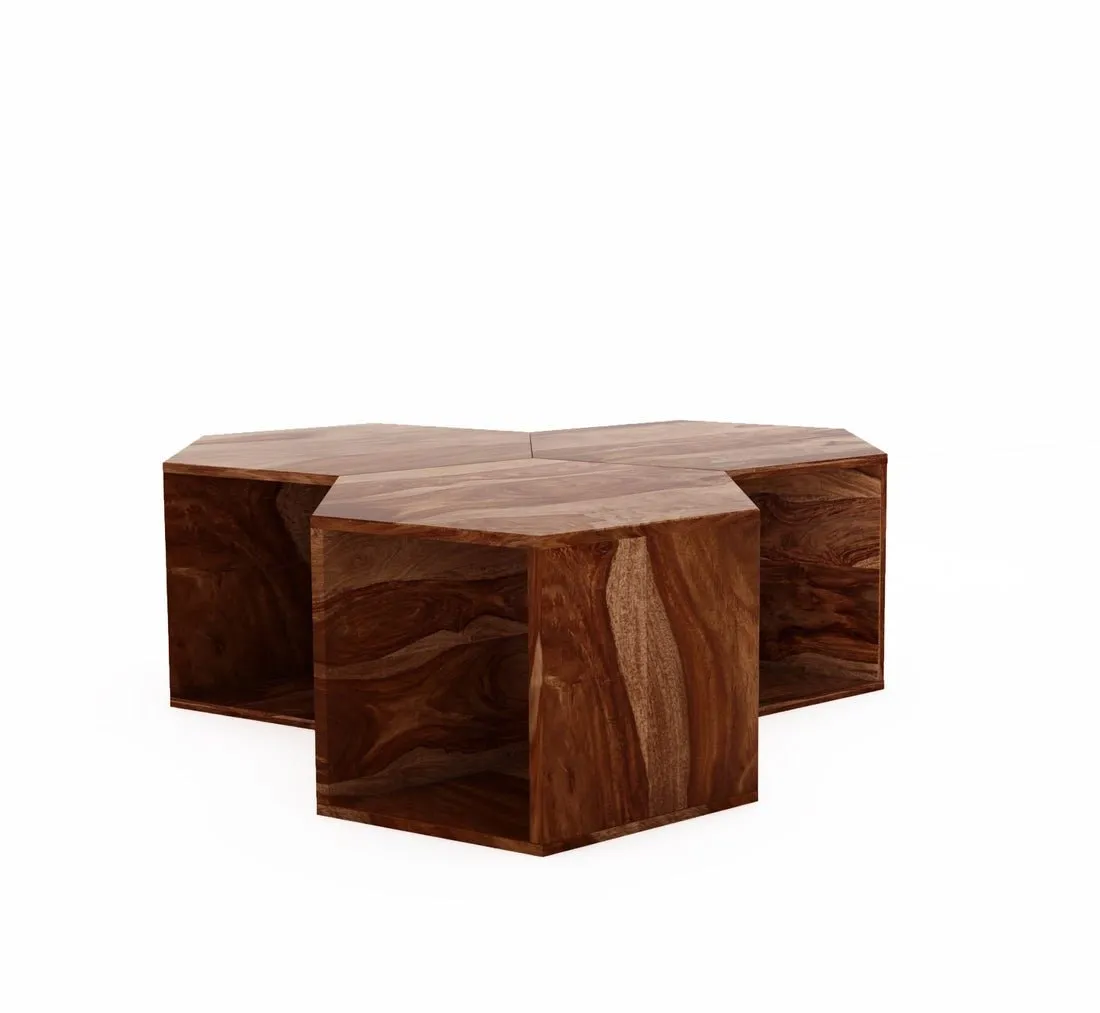 Ela Solid Wood Coffee Table | Centre Table | For Living Room.