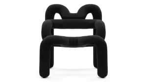 Extrem - Extrem Lounge Chair, Black