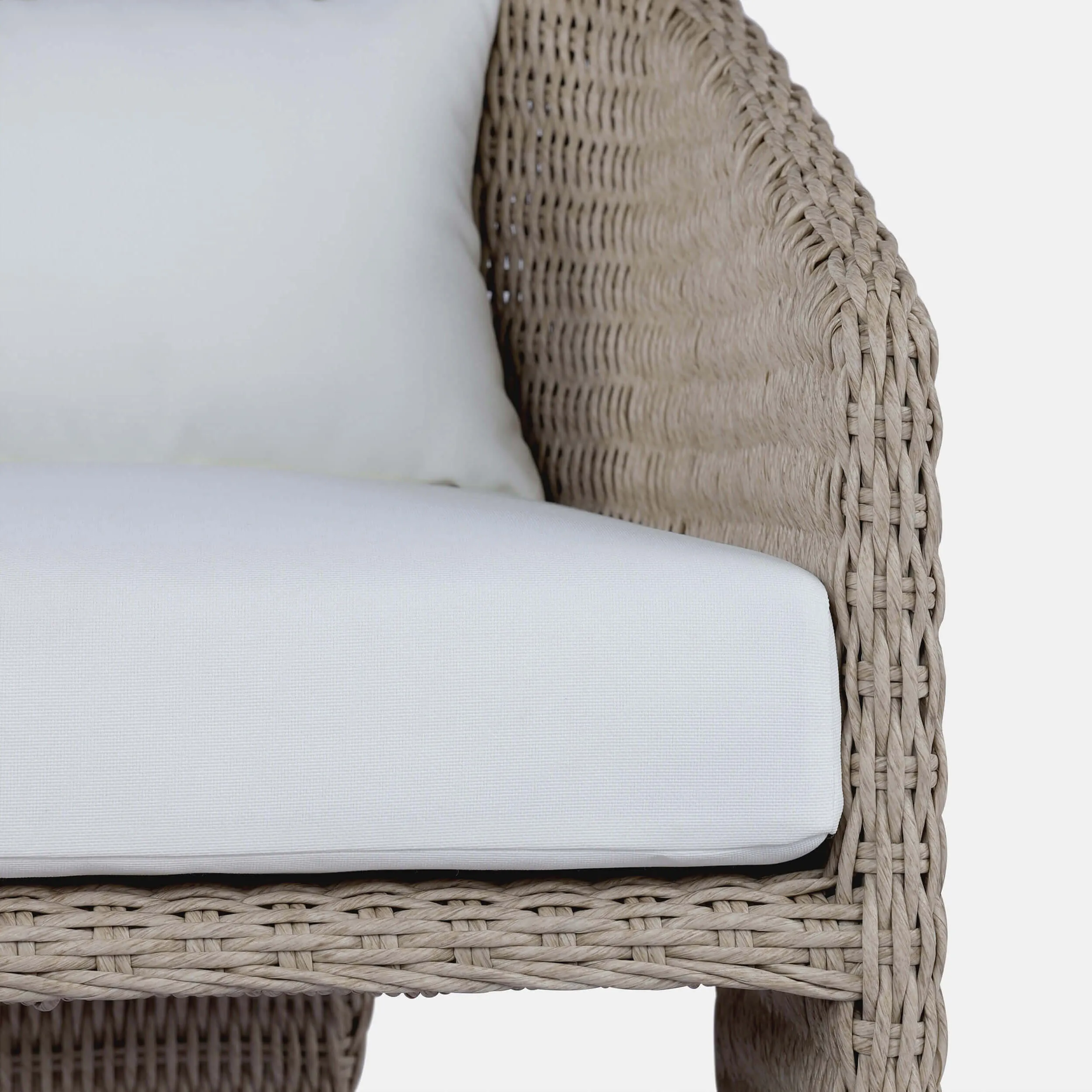 Fae Outdoor Dining Chair, Vintage White