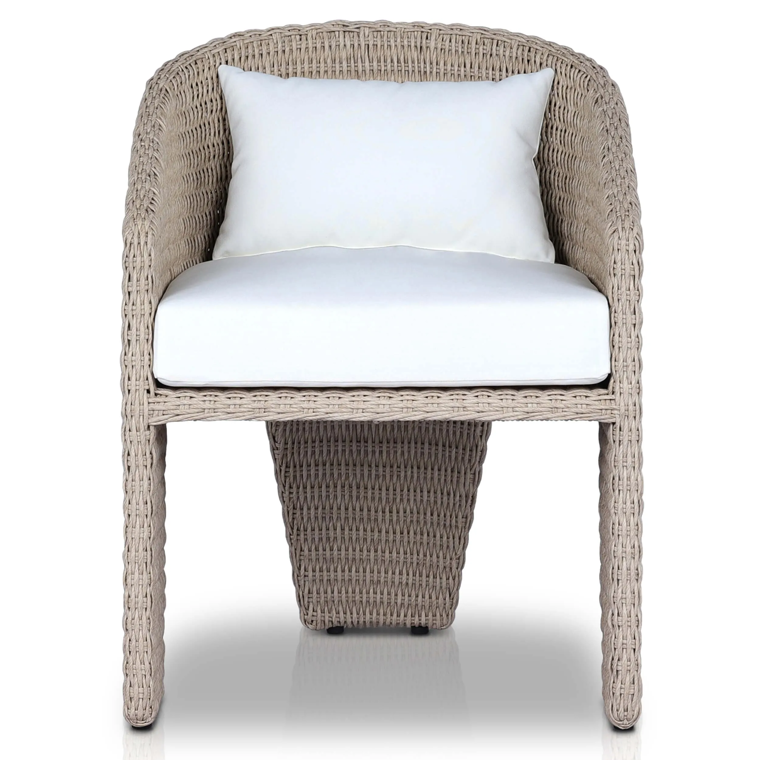Fae Outdoor Dining Chair, Vintage White