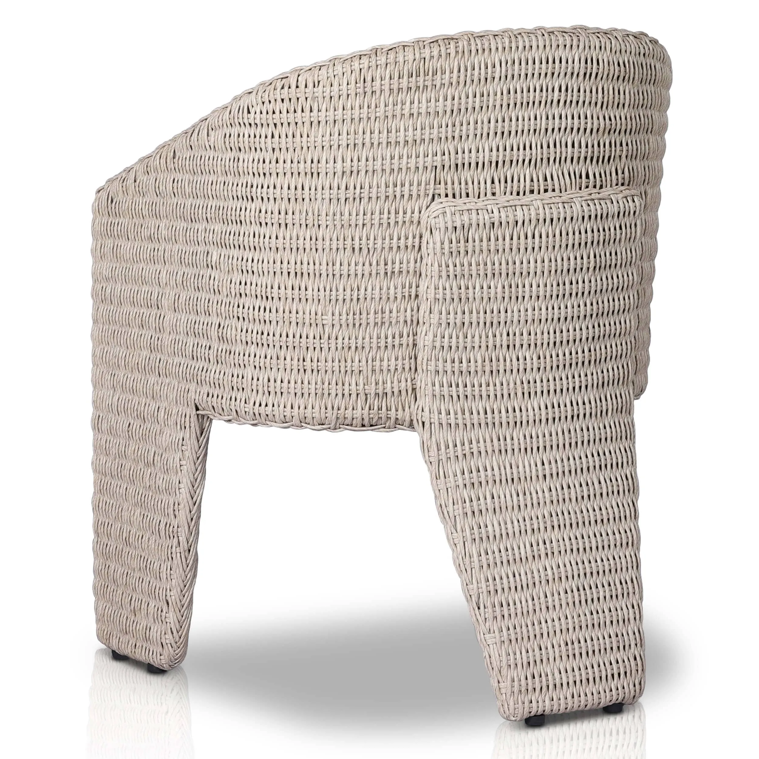 Fae Outdoor Dining Chair, Vintage White