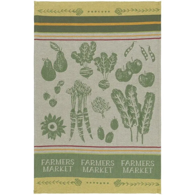 Farmers Market Jacquard Tea Towel