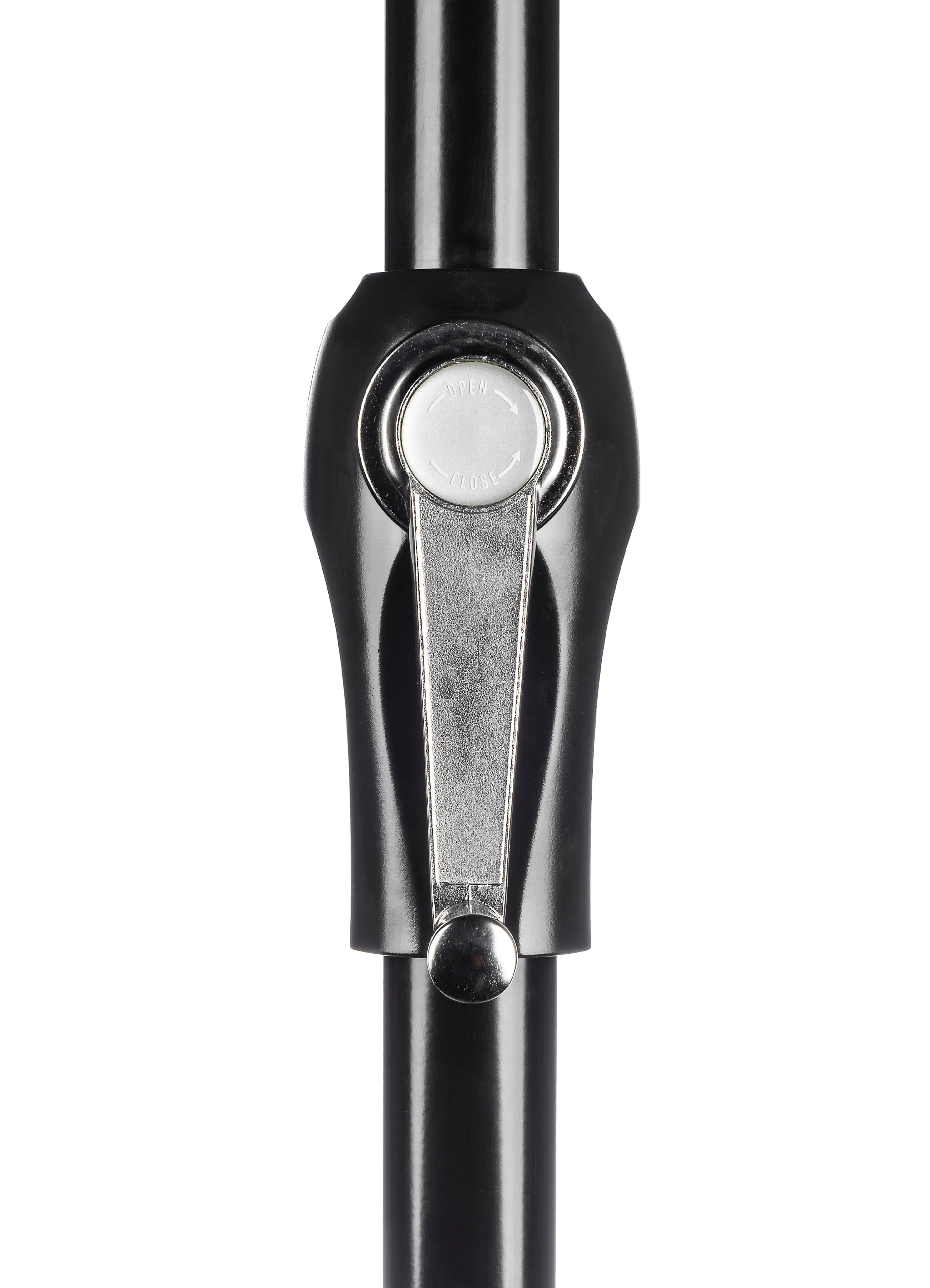 Frankford 454FMC 6.5'x6.5' Square Monterey Crank Lift Fiberglass Market Umbrella- No Tilt