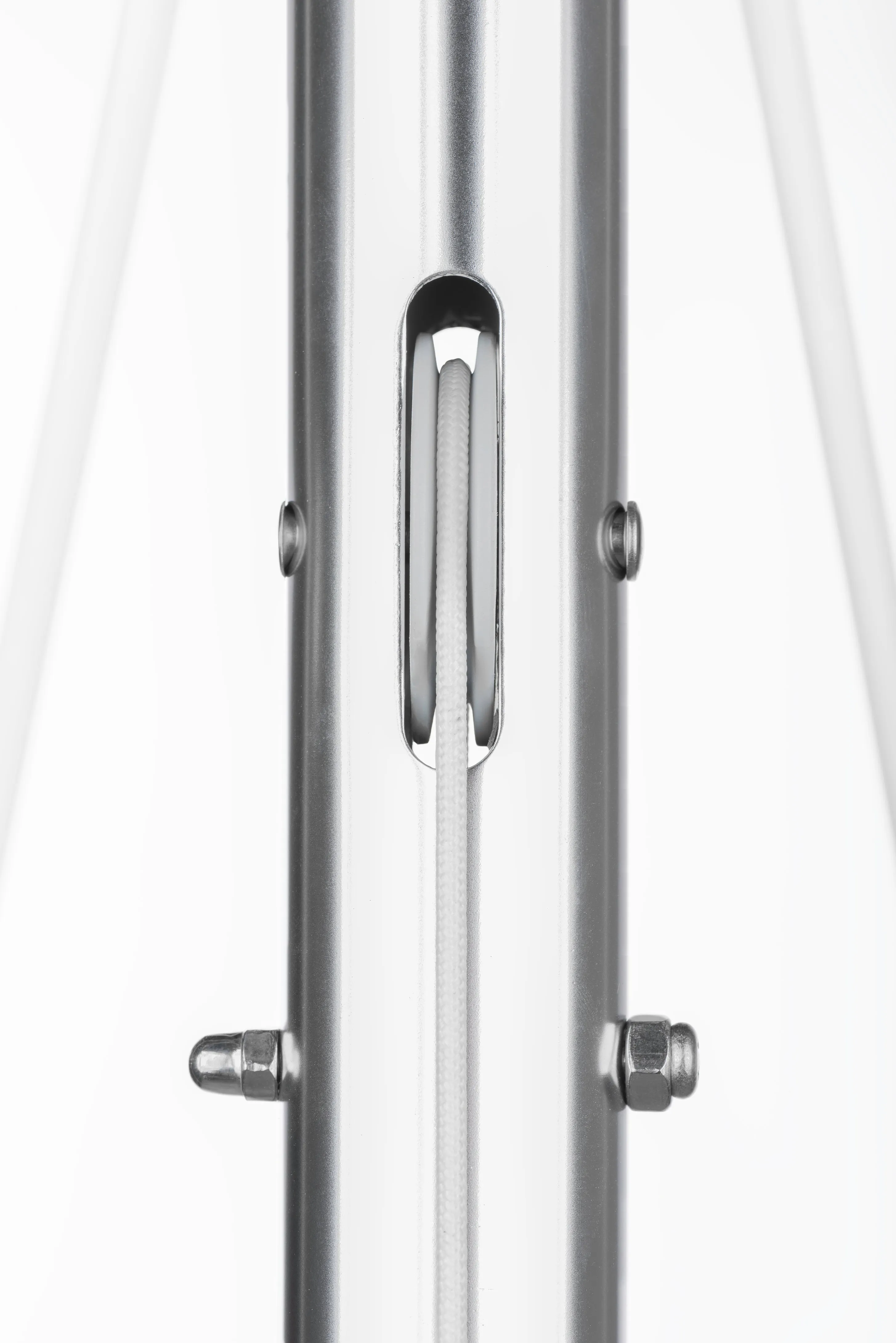 Frankford 845FMC 7.5' Monterey Crank Lift Fiberglass Market Umbrella- No Tilt