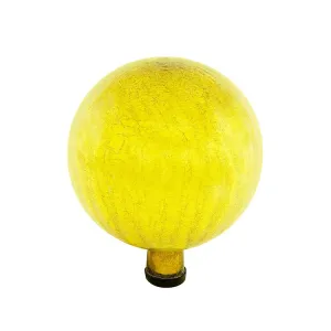 Gazing Ball -10" - Lemon Drop