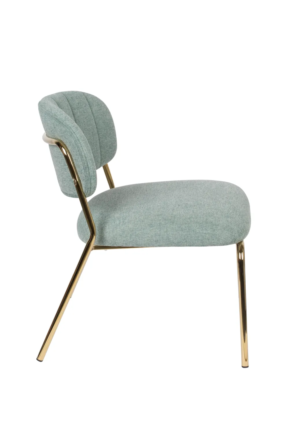 Gold Framed Lounge Chairs (2) | DF Jolien