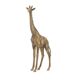 Gold Giraffe Ornament Large