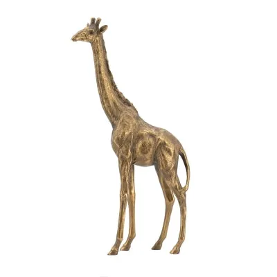Gold Giraffe Ornament Large