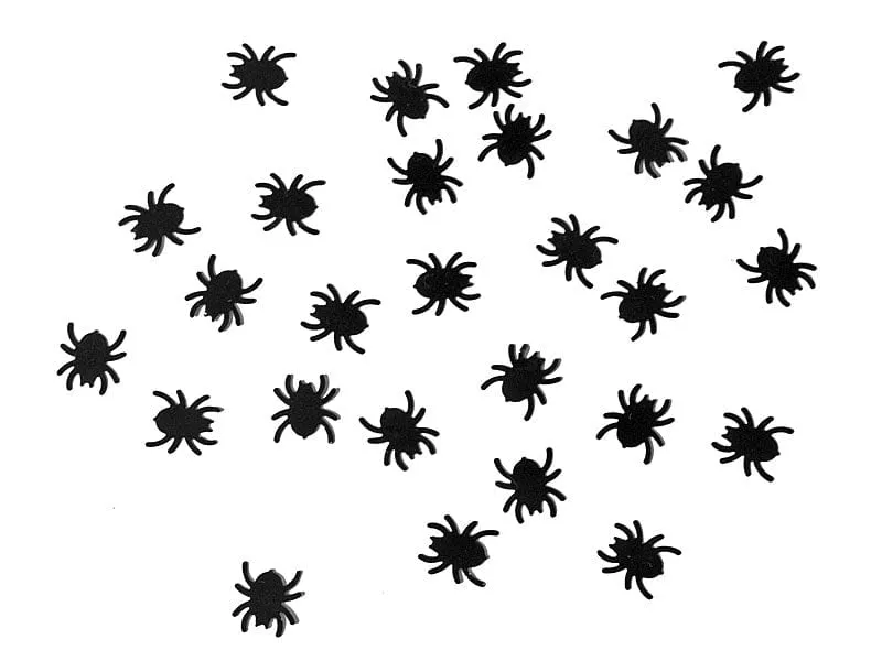 Halloween Black Spider Foil Confetti (15g)