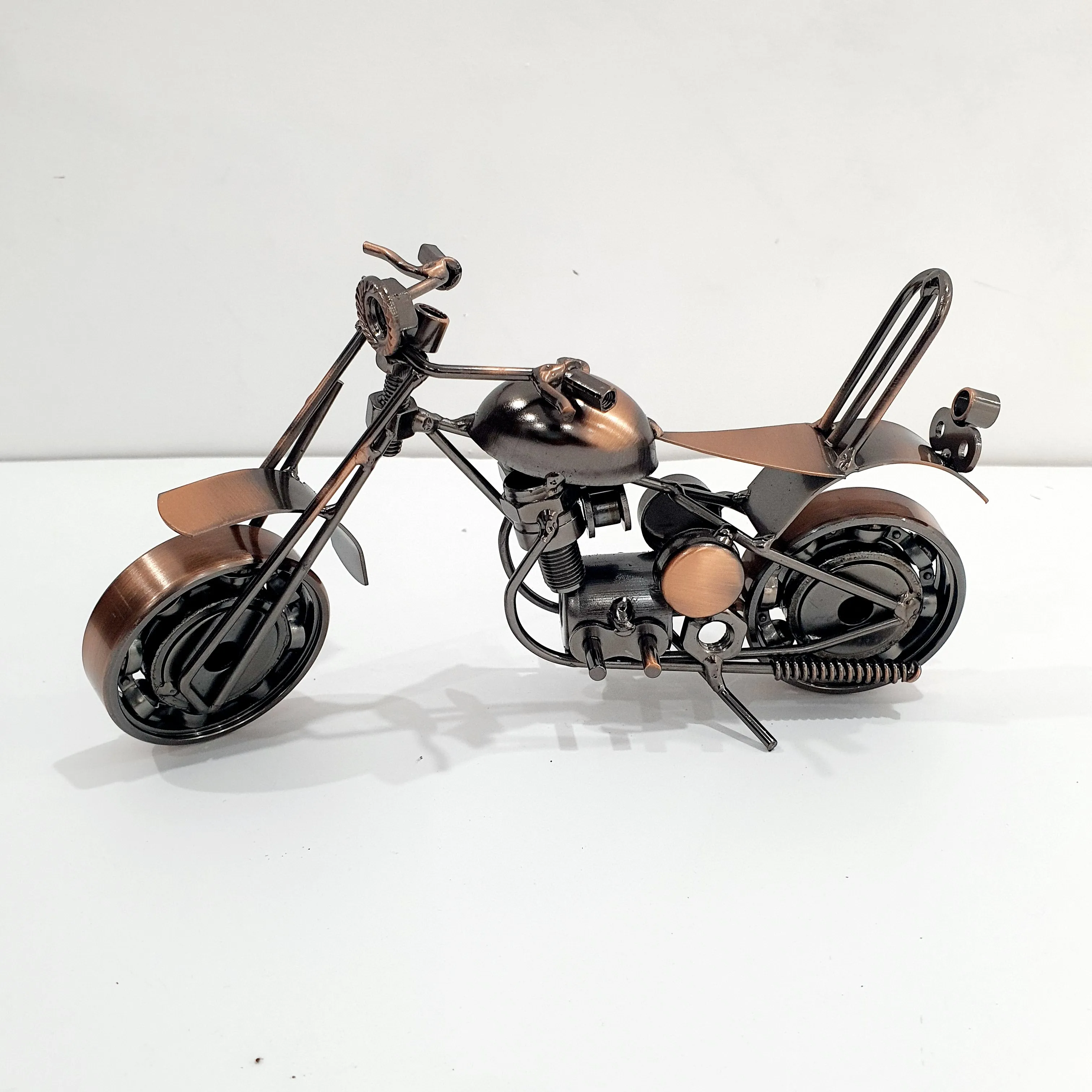 Handcrafted Metal Bike with Back Stand - Small