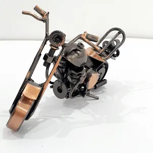 Handcrafted Metal Bike with Back Stand - Small