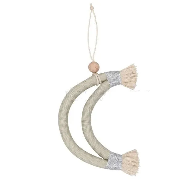 Handmade Rainbow Moon Dcor