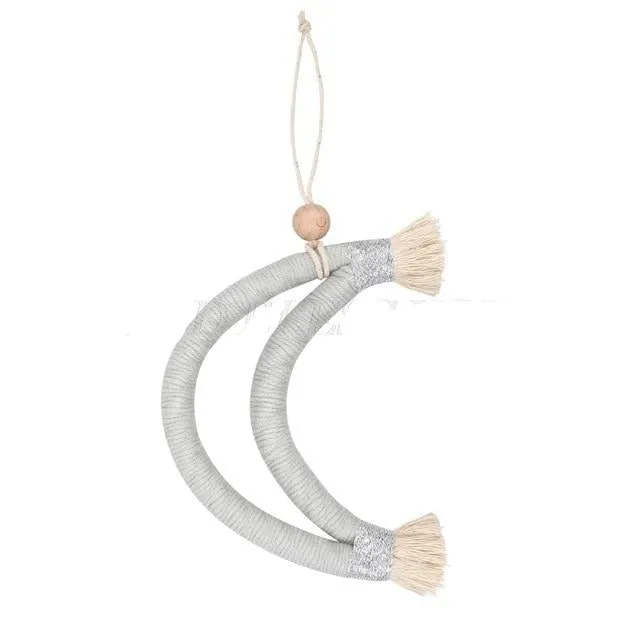 Handmade Rainbow Moon Dcor