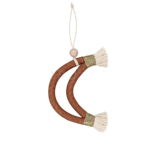 Handmade Rainbow Moon Dcor