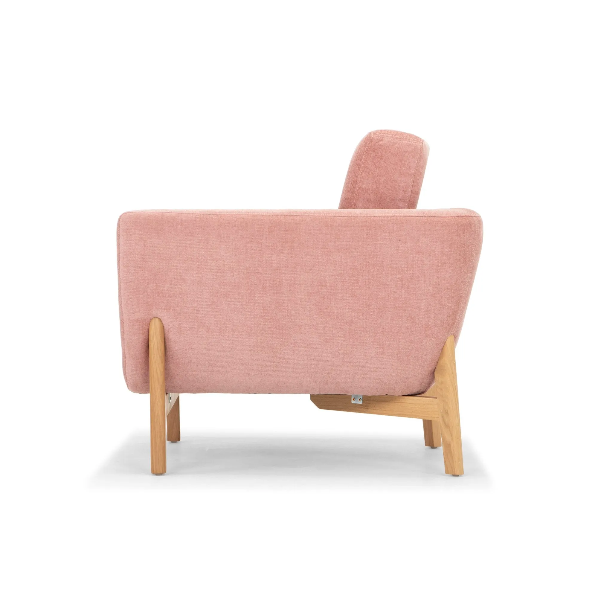 Helgrim Fabric Armchair - Dusty Blush - Last One