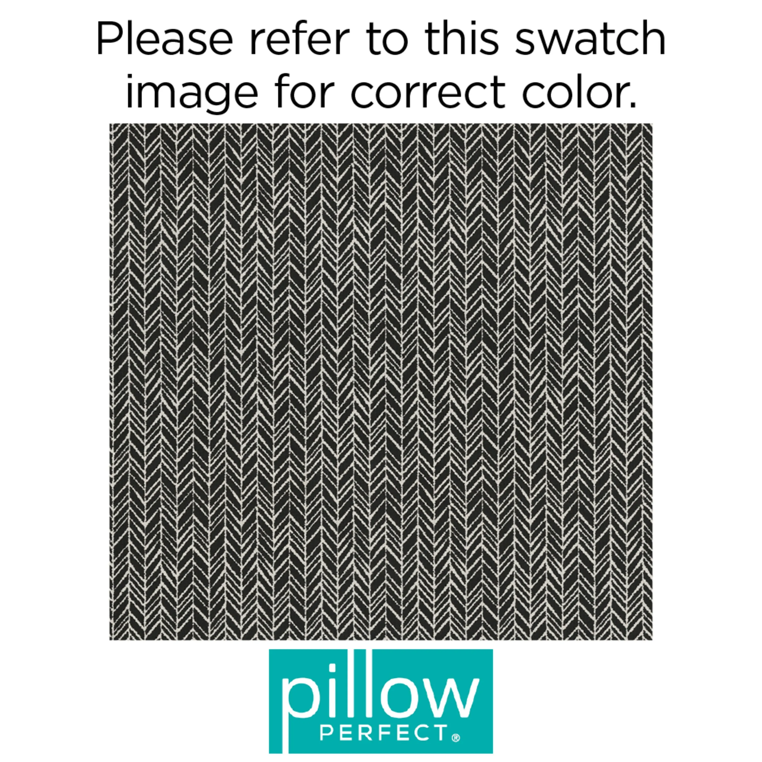 Herringbone Night 16.5-Inch Throw Pillow (Set of 2)