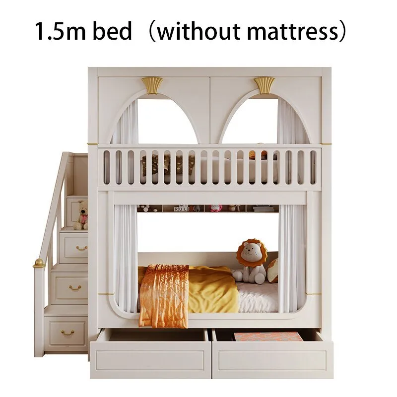 Hign Quanlity Children Beds Bunk White Castle