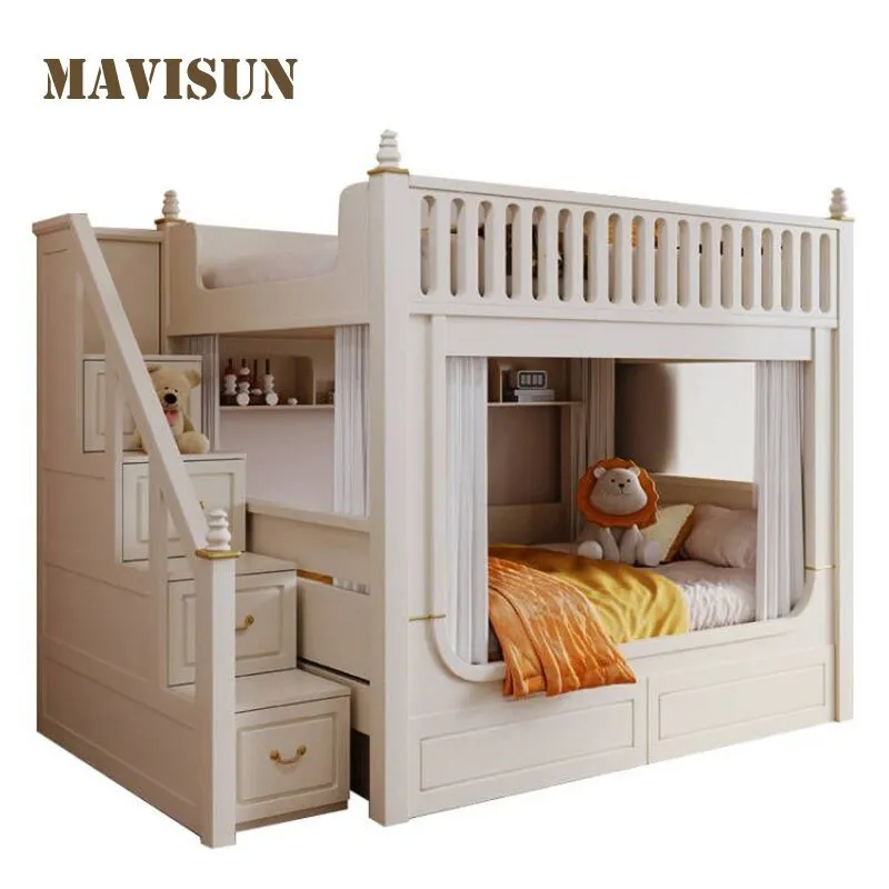 Hign Quanlity Children Beds Bunk White Castle
