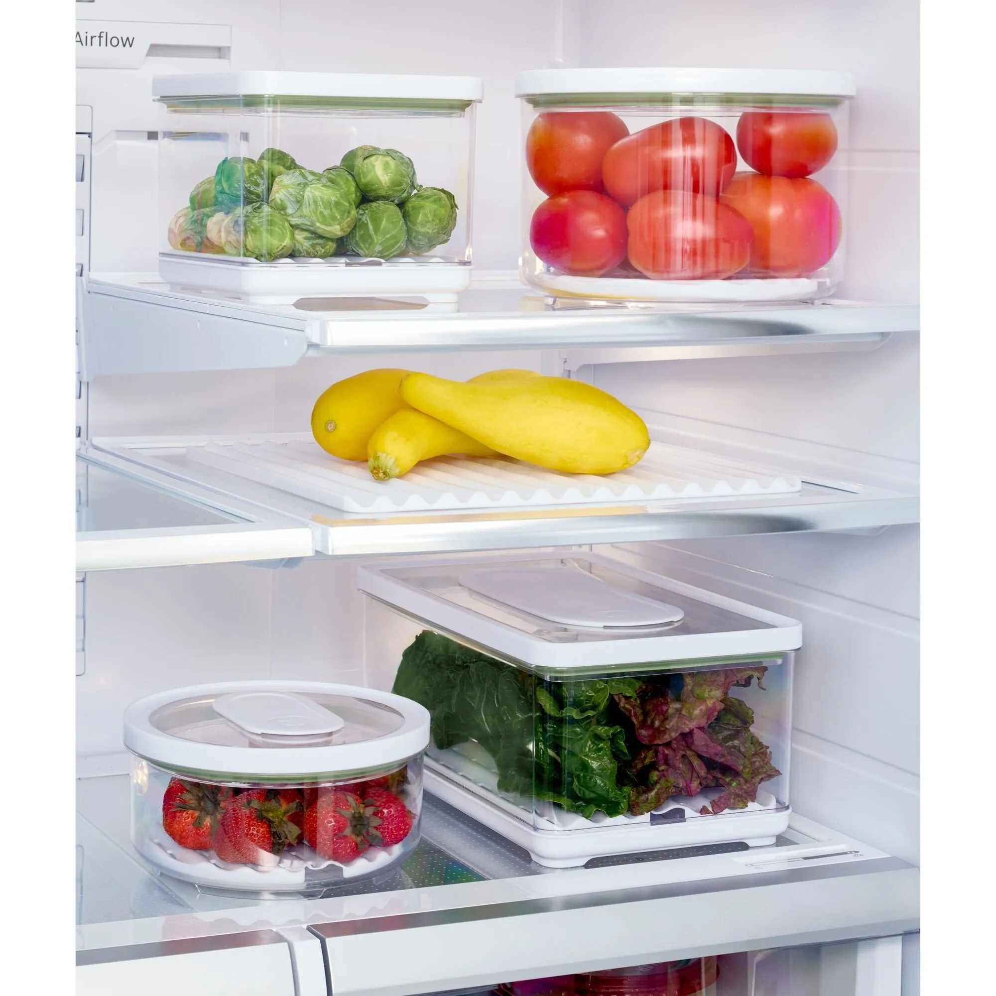 iDesign iDFresh BPA-Free Recycled Plastic Produce Storage Bin, Small