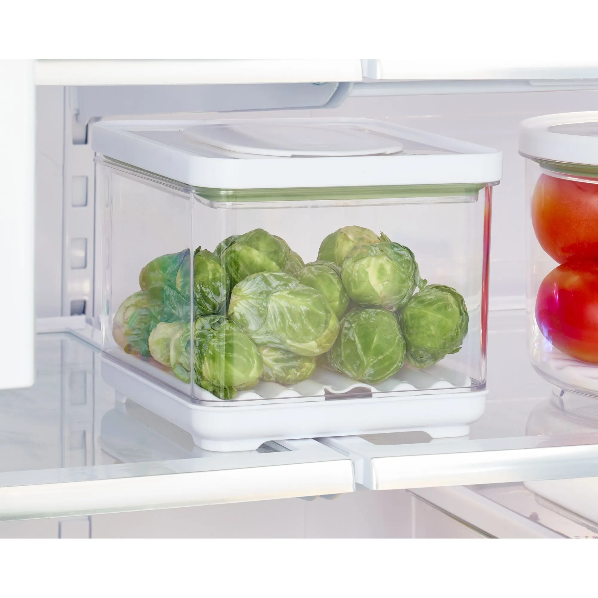 iDesign iDFresh BPA-Free Recycled Plastic Produce Storage Bin, Small