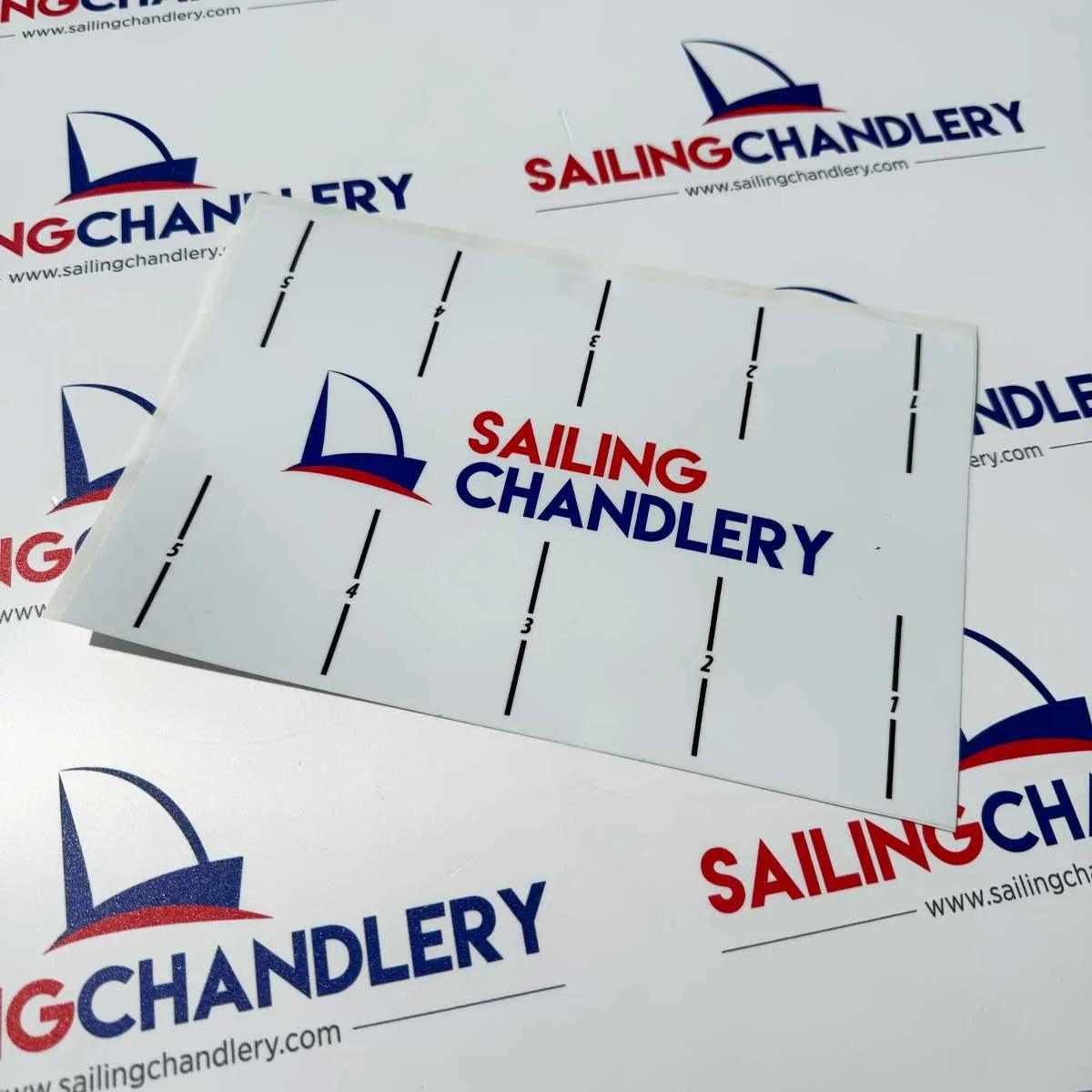 ILCA Boom/Outhaul Calibration Sticker