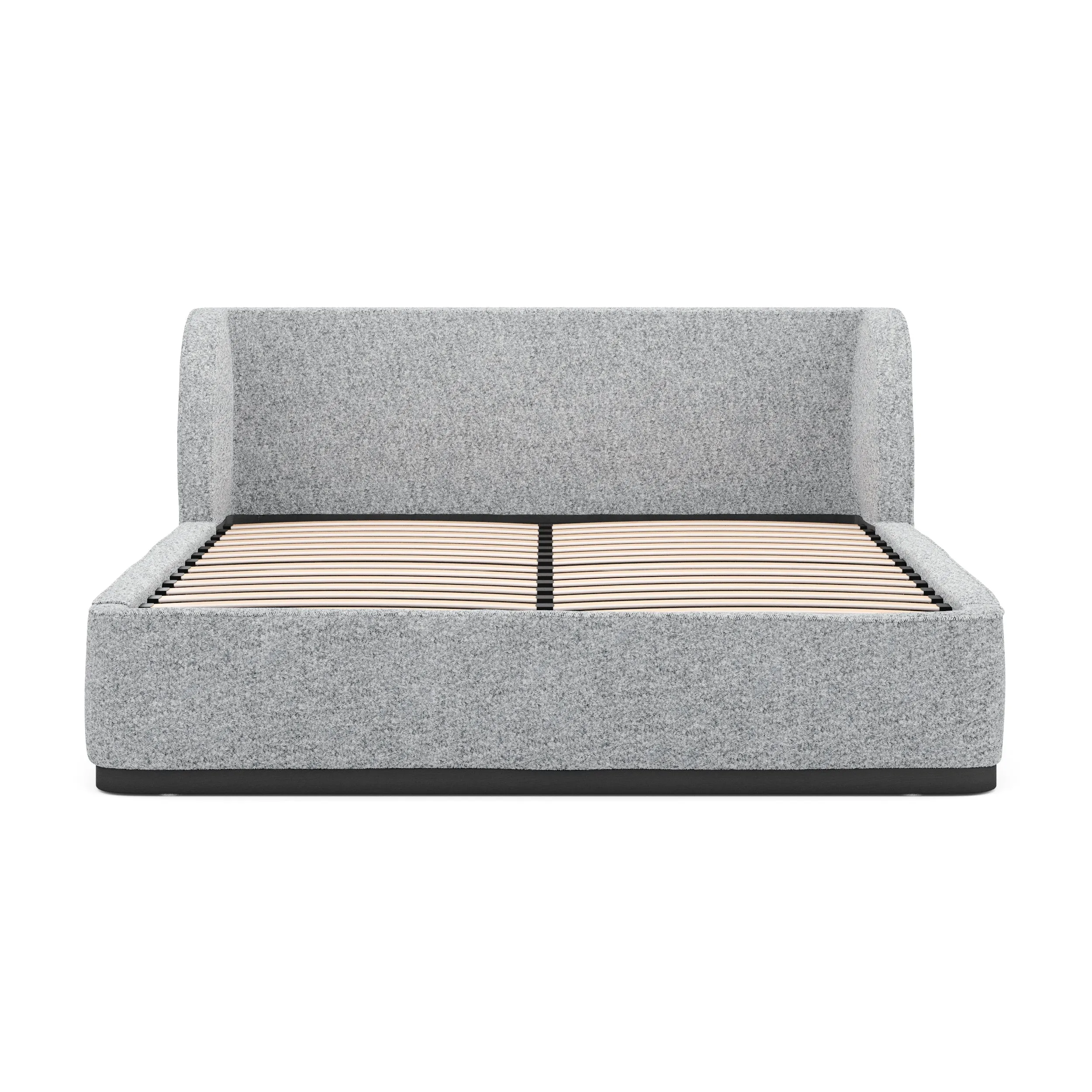 Jamar Queen Bed Frame - Dusty Pepper Boucle