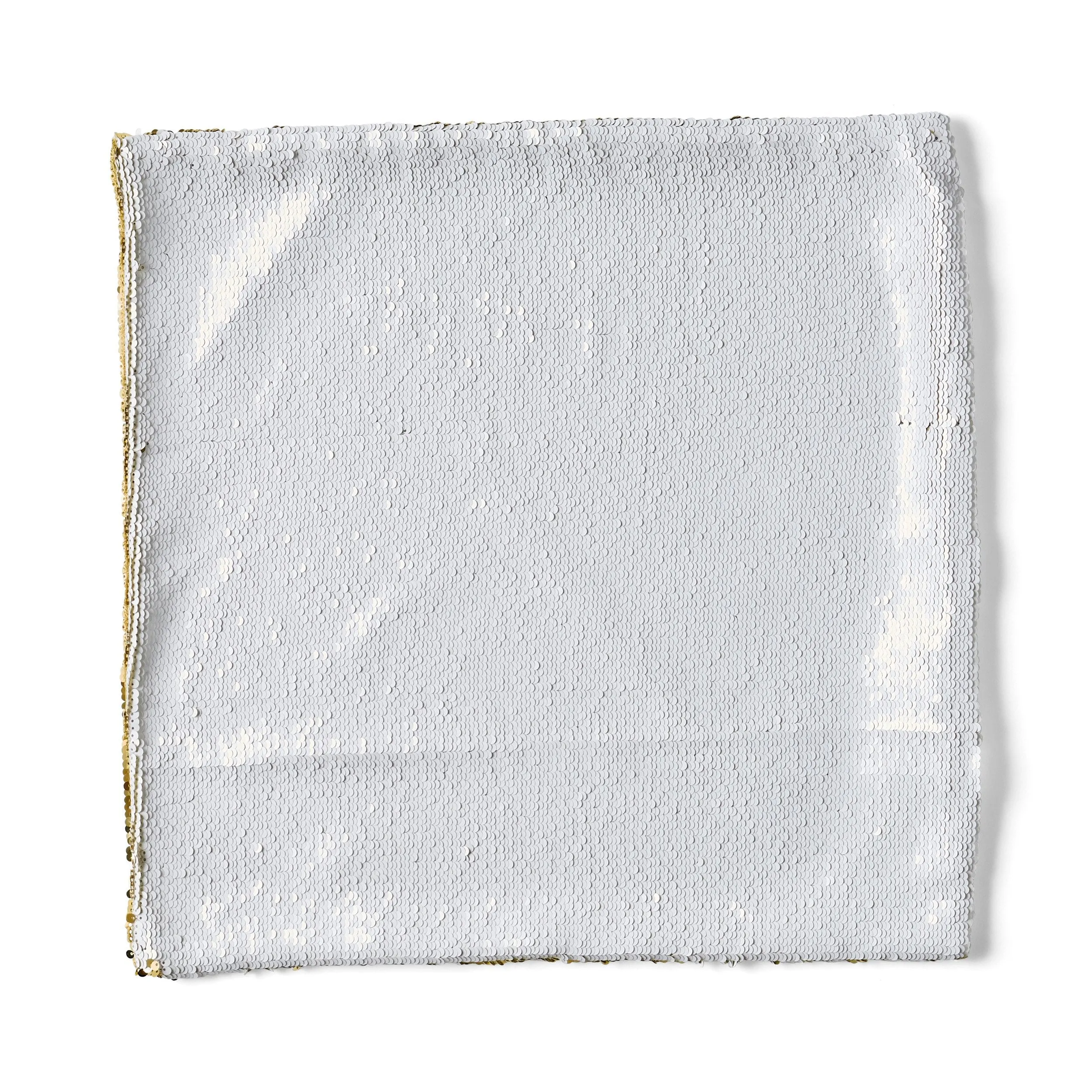 Jennifer Glam Square Reversible Sequin Throw Pillow