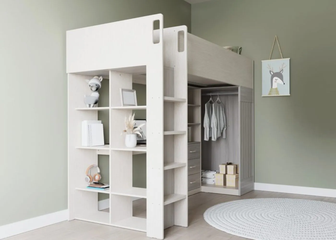 Jupiter High Sleeper Bed by Wholesale Beds