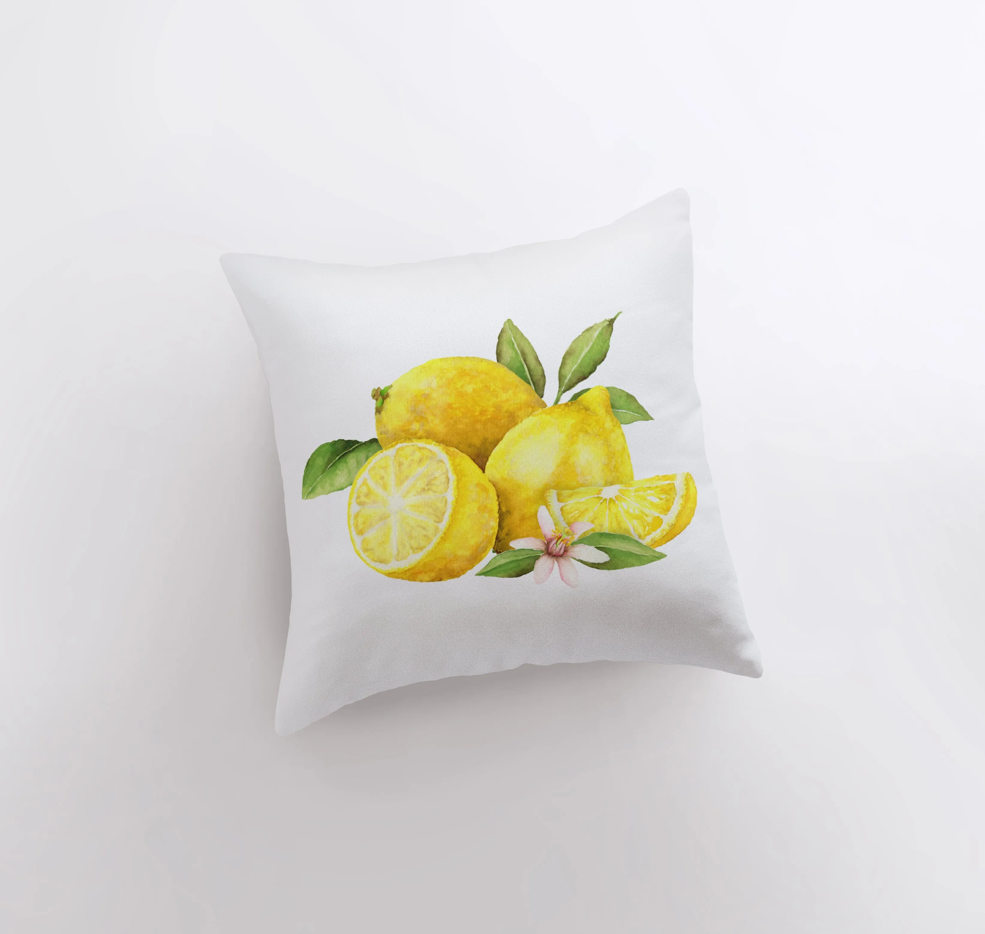 Lemons | Pillow Cover | Yellow Throw Pillows | Farmhouse Throw Pillows | Spring Pillow Covers | Cute Throw Pillows | Gift for her | Pillows