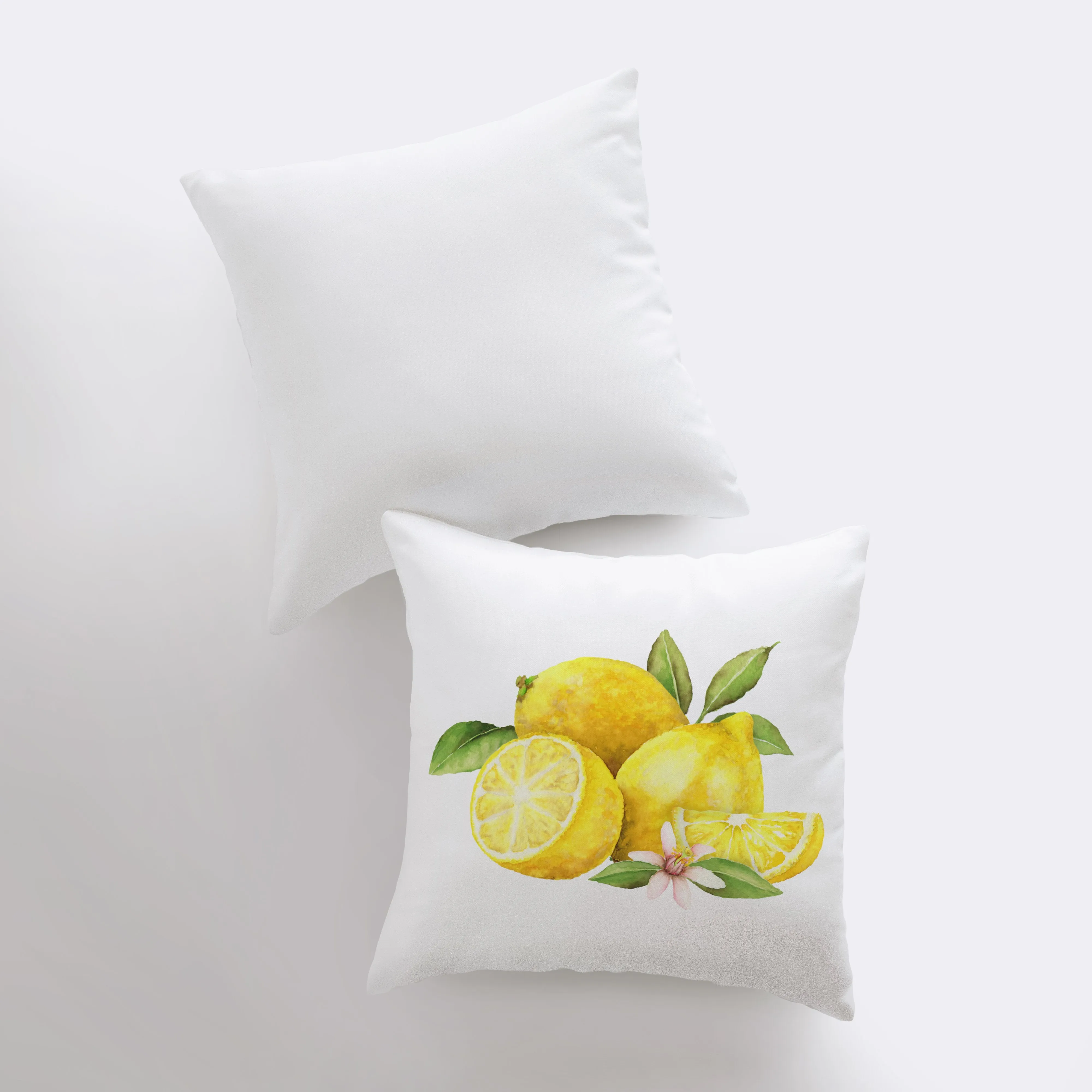 Lemons | Pillow Cover | Yellow Throw Pillows | Farmhouse Throw Pillows | Spring Pillow Covers | Cute Throw Pillows | Gift for her | Pillows