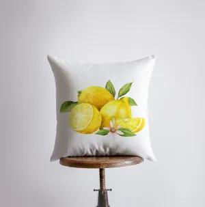 Lemons | Pillow Cover | Yellow Throw Pillows | Farmhouse Throw Pillows | Spring Pillow Covers | Cute Throw Pillows | Gift for her | Pillows