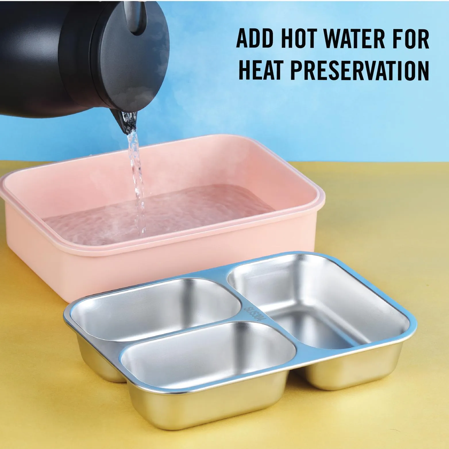 Meal Buddy Insulated Lunch Box with Flatware