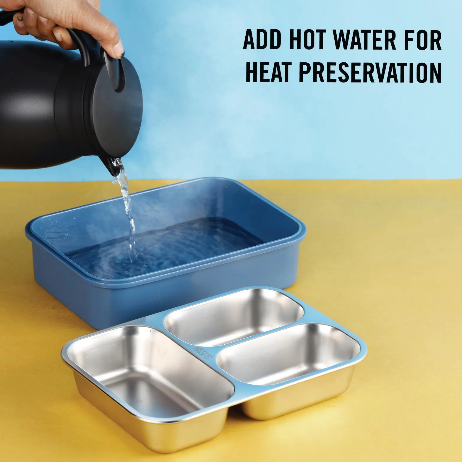 Meal Buddy Insulated Lunch Box with Flatware