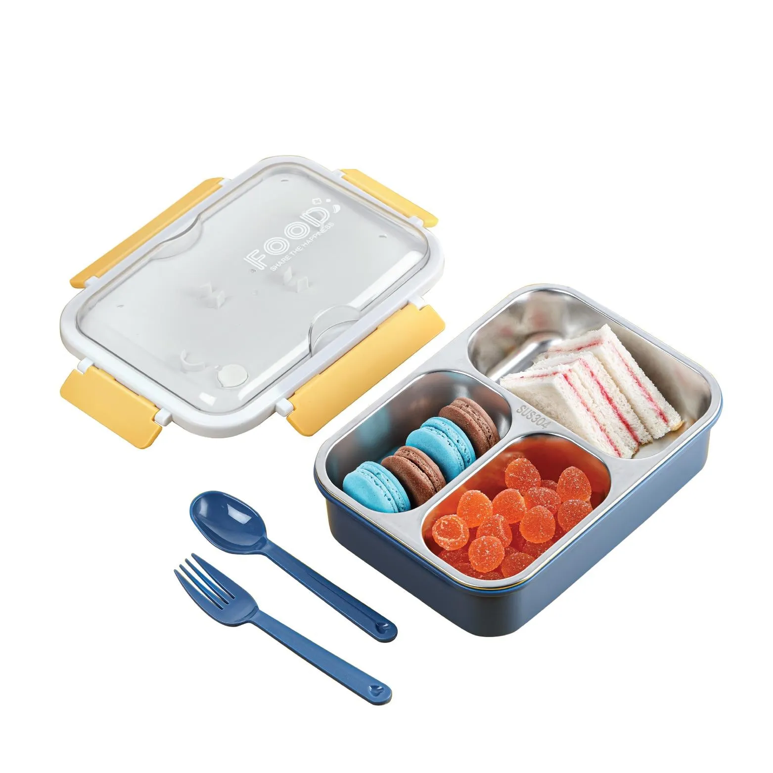 Meal Buddy Insulated Lunch Box with Flatware