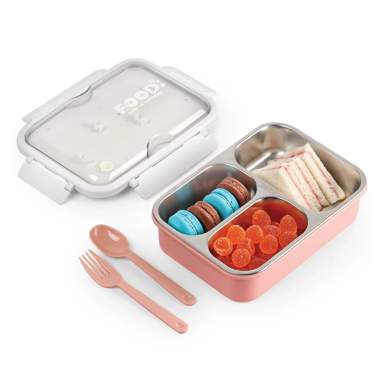 Meal Buddy Insulated Lunch Box with Flatware