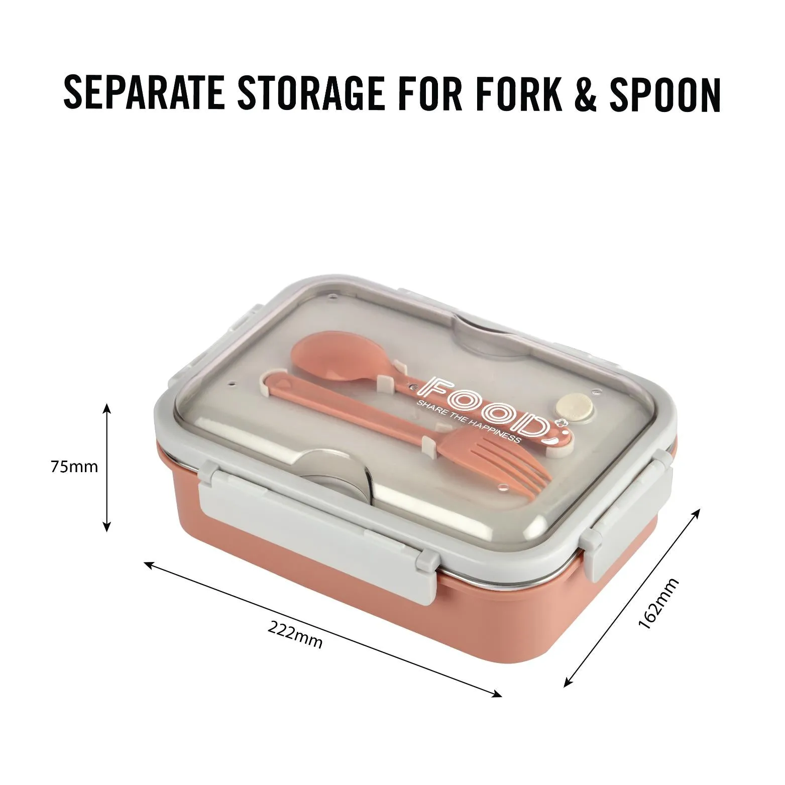 Meal Buddy Insulated Lunch Box with Flatware