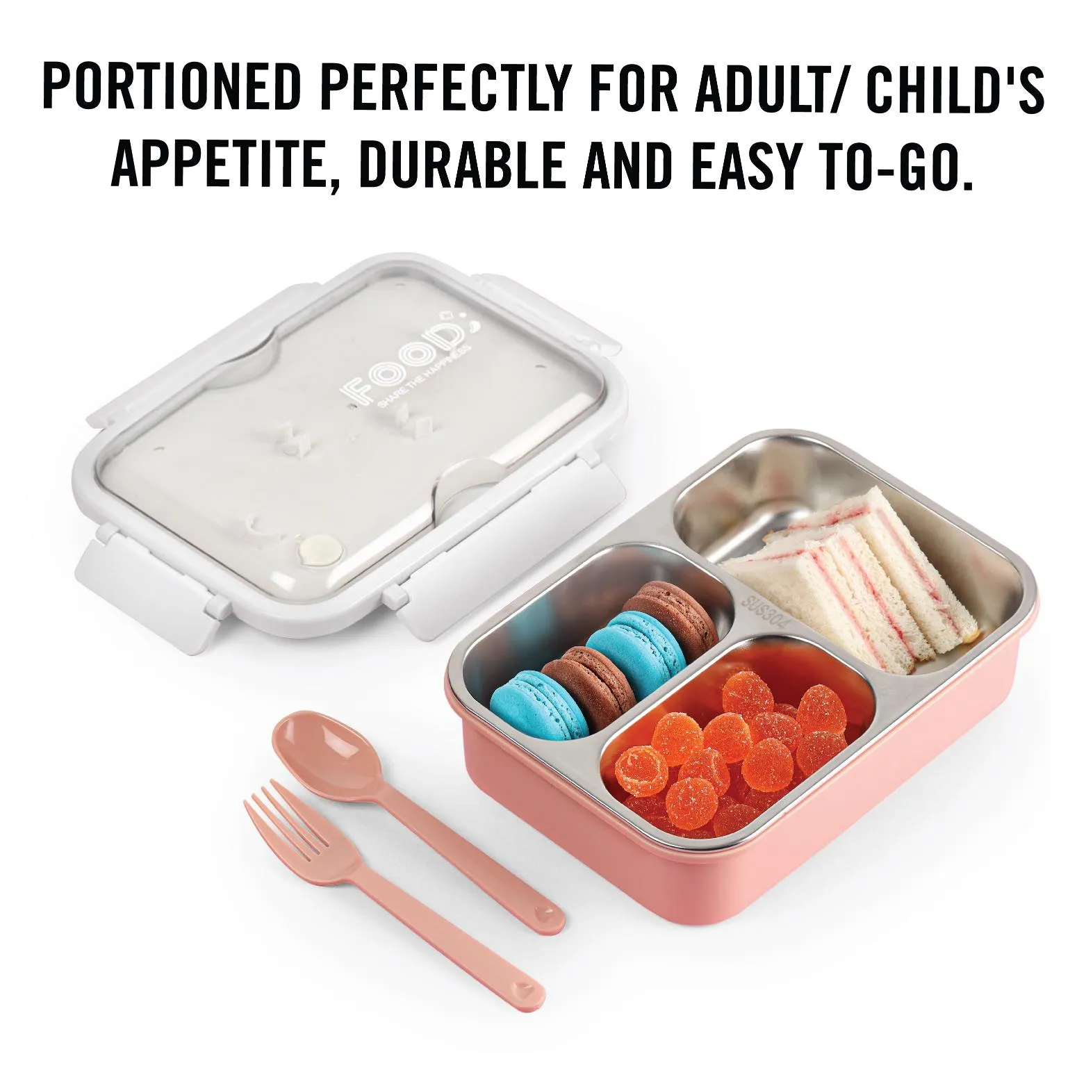Meal Buddy Insulated Lunch Box with Flatware