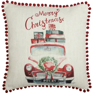 Merry Christmas Throw Pillow