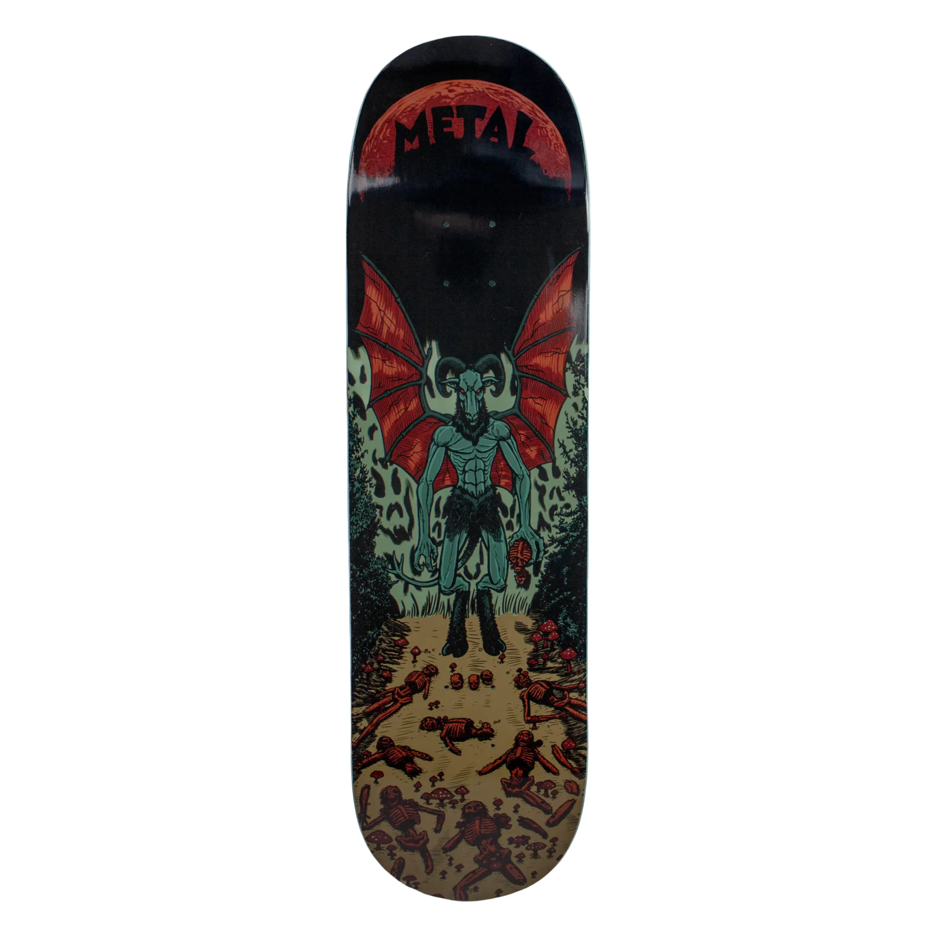 Metal Jersey Devil Team Deck 8.375