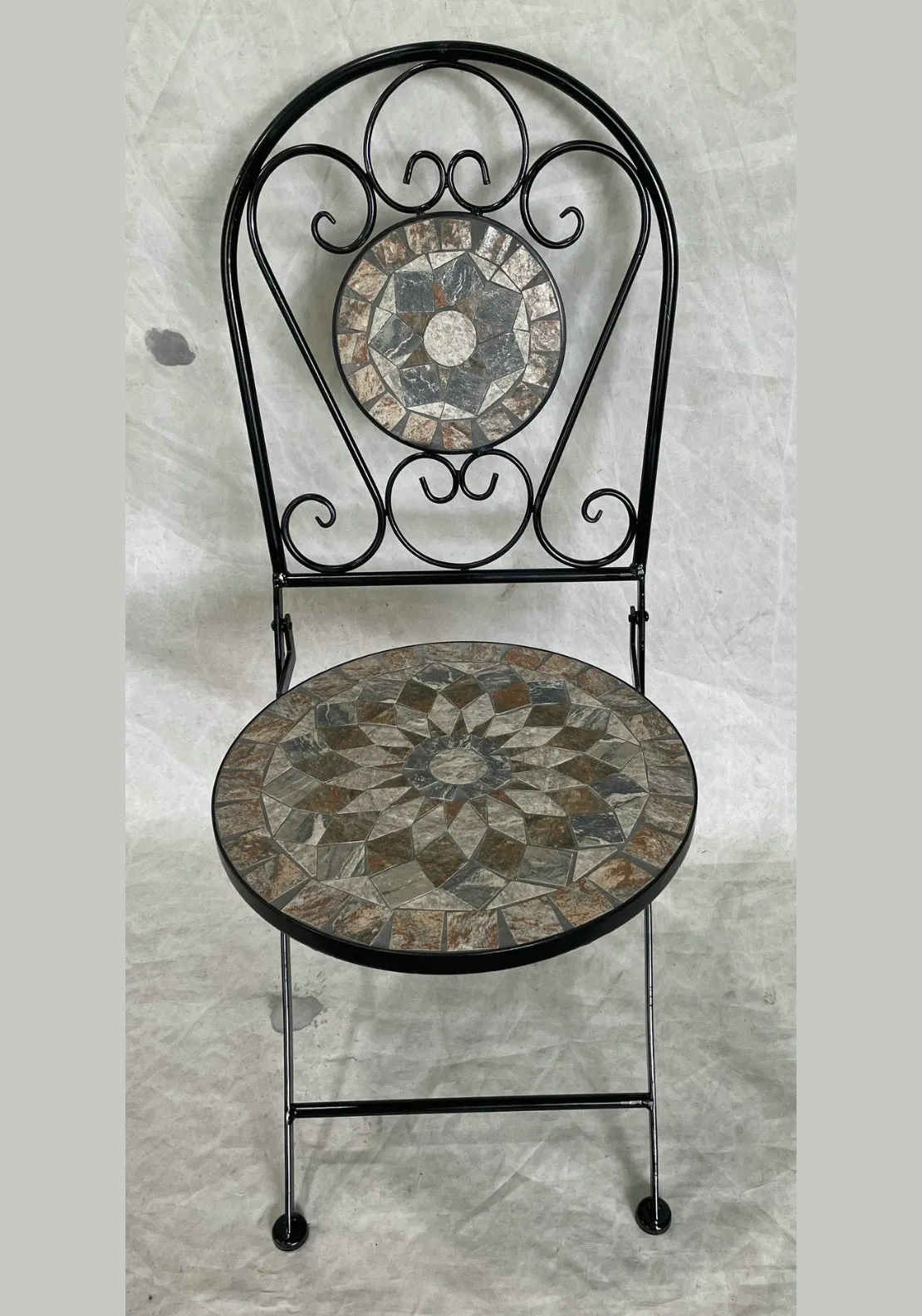 Mosaic Bistro Set of 3 - Grey