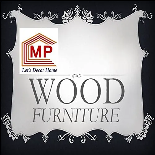 Mp Wood Furniture Sofa Side Table Metal Snack Laptop C Shape End Table Coffee Table for Living Room, Black