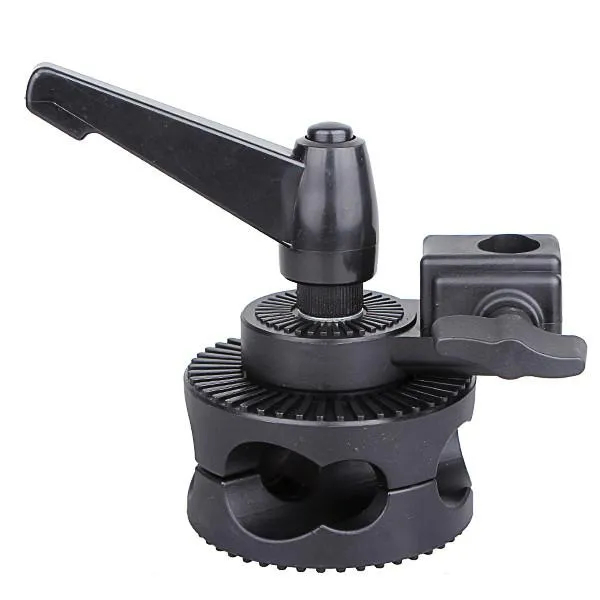 Multi Functional Grip Head Single Swivel Gobo Mounting Adapter for Boom Arm
