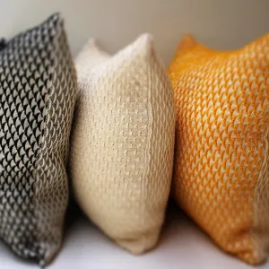 Nayali White Throw Pillow