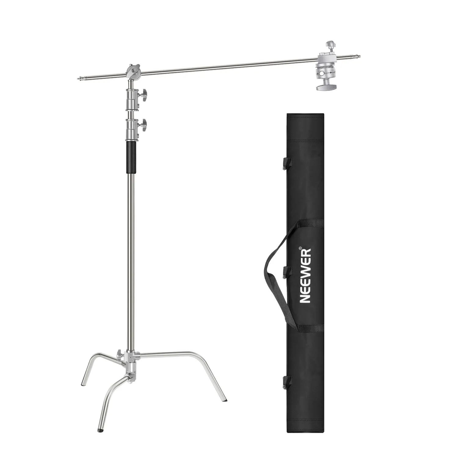 NEEWER 305cm Stainless Steel C-Stand Light Stand