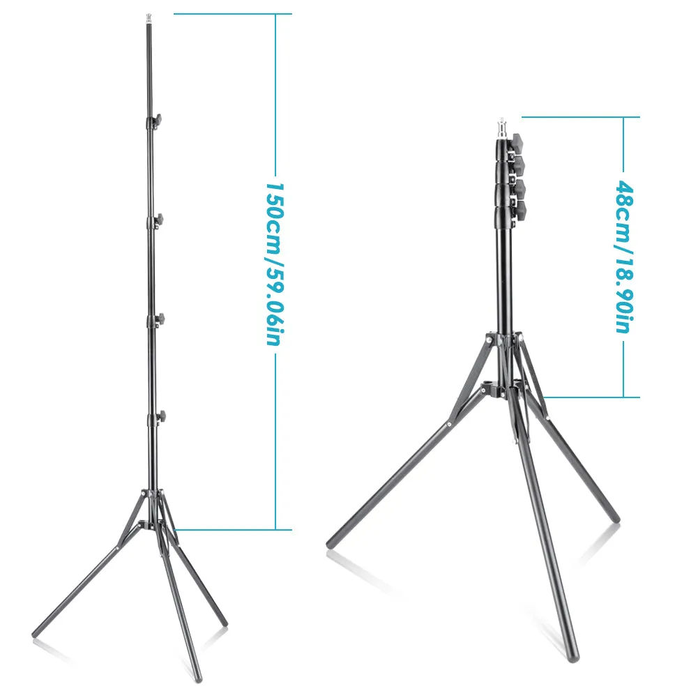 NEEWER 59"/150cm Aluminum Alloy Photography Light Stand