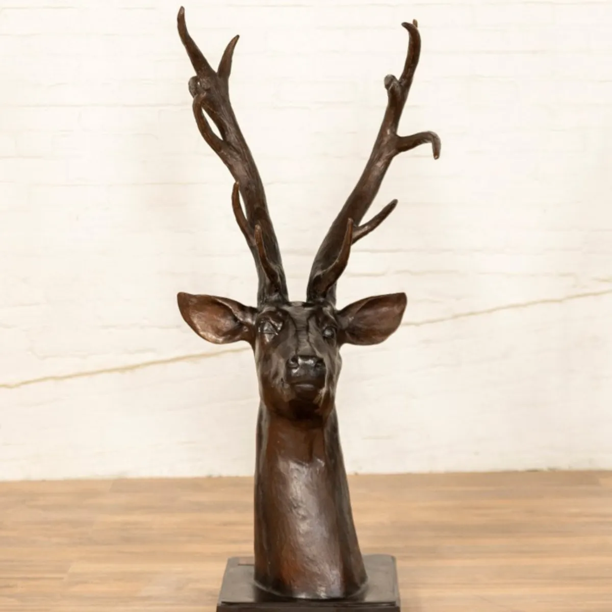 Pair of Deer Stag Heads