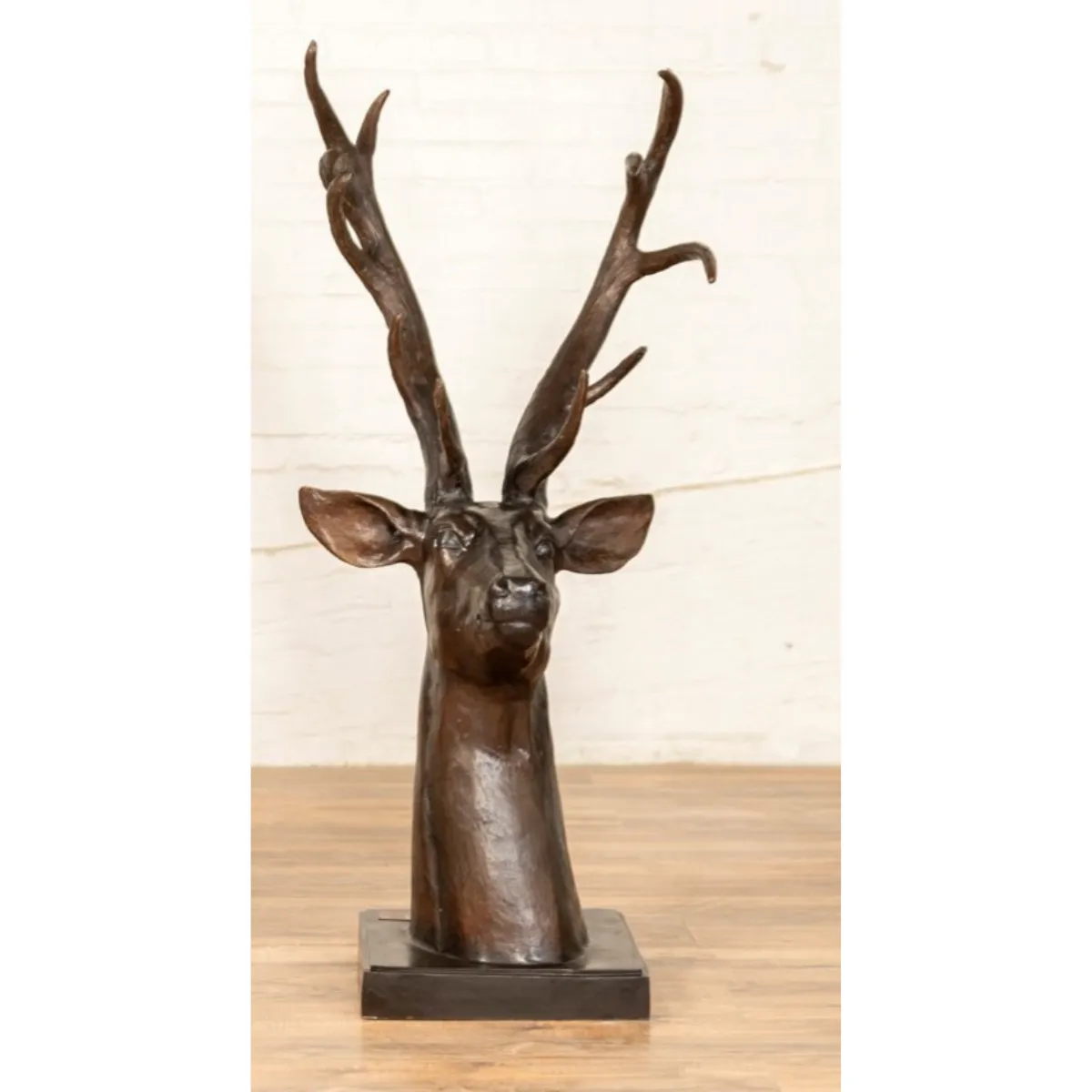 Pair of Deer Stag Heads